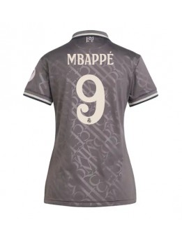 Real Madrid Kylian Mbappe #9 Ausweichtrikot für Frauen 2024-25 Kurzarm